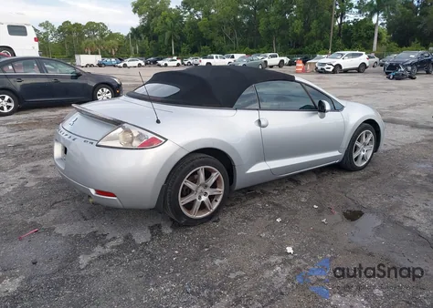 2007 Mitsubishi Eclipse Spyder Gt z USA, uszkodzony, nr VIN 4A3AL35T47E015000